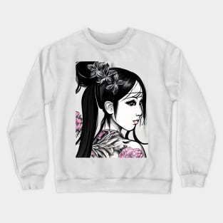 Geisha Tattoo Crewneck Sweatshirt